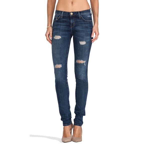 Current/Elliott Denim - CURRENT ELLIOTT Skinny Jeans in Loved Destroy